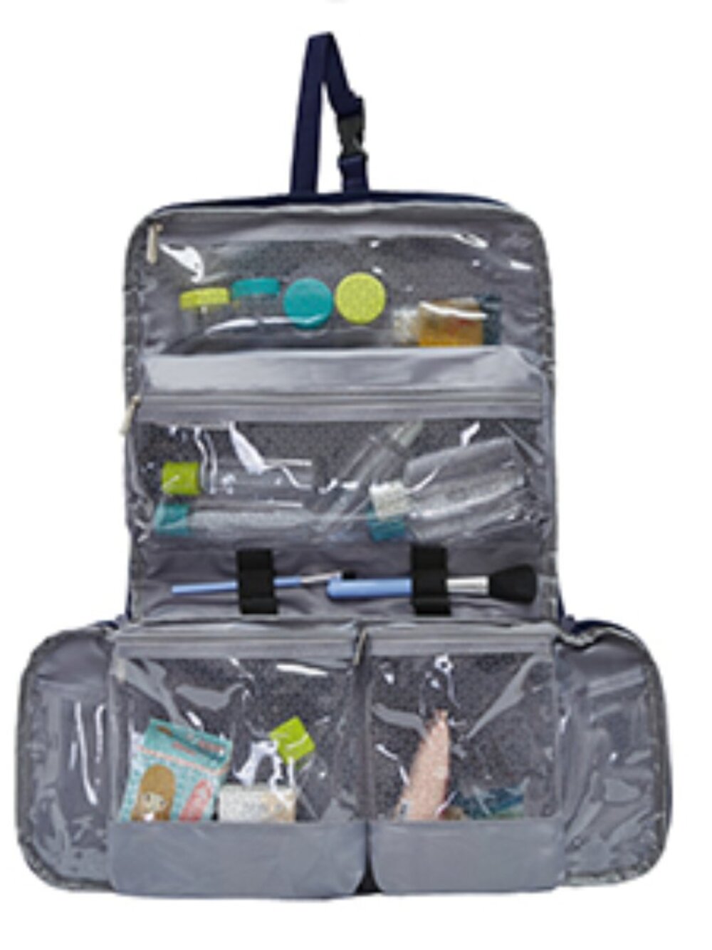 Travelon Flat-Out Toiletry Kit, Black, One Size